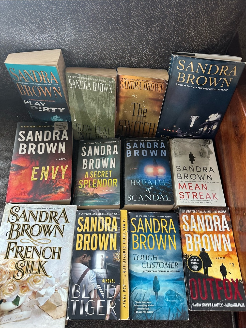 Sandra Brown 12 Book Lot Paperback Romance Suspense Bundle w/ 2 Hardcover